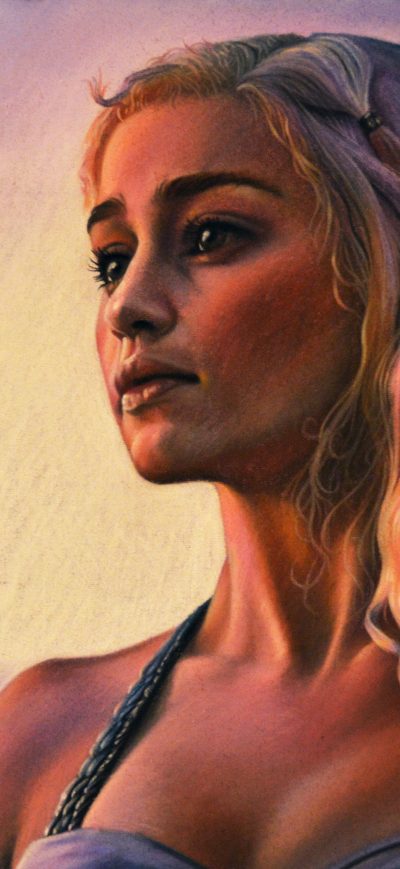 Fond d'écran iPhone Daenerys Emilia Clarke 5k Artwork