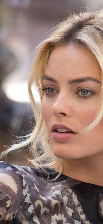 Fond d'écran 4k Margot Robbie 2018 sur iPhone