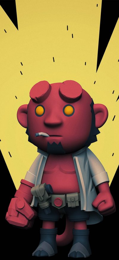 Fond d'écran iPhone Hellboy 4k