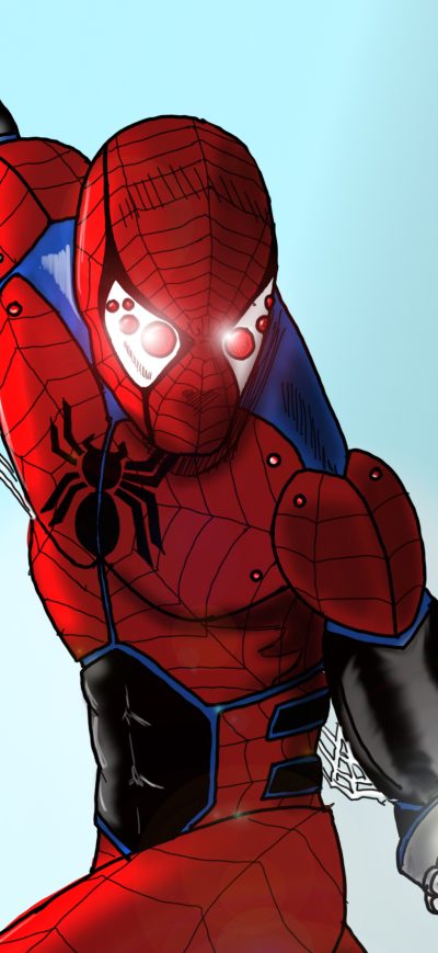 Fond d'écran iPhone Spiderman Comic Arts