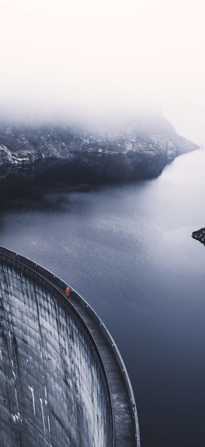 Fond d'écran Dam sur iPhone