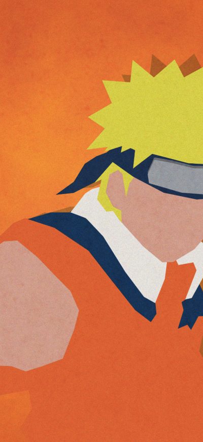 Fond d'écran iPhone Uzumaki Naruto Shippuuden Minimalism 4k
