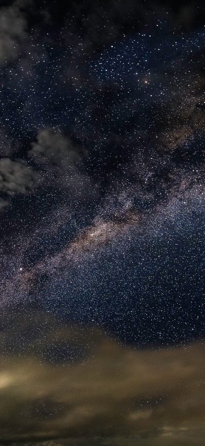 Fond d'écran iPhone Milky Way Astronomy Constellations Storm Clouds Stars 5k