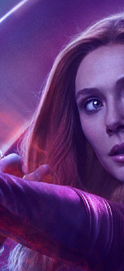 Fond d'écran iPhone Wanda Maximoff In Avengers Infinity War New Poster