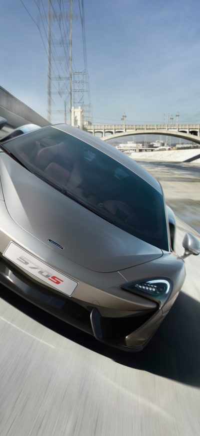 Fond d'écran iPhone 2017 McLaren 570s Blade Silver