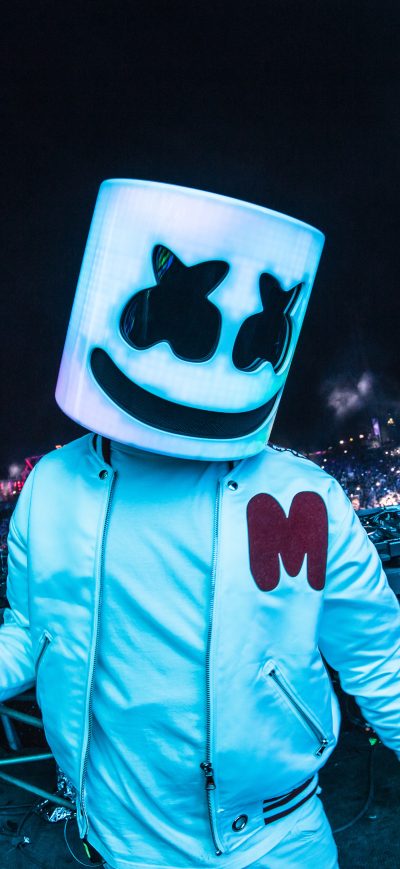 Fond d'écran iPhone Marshmello 2018 On Stage Live Dj 5k