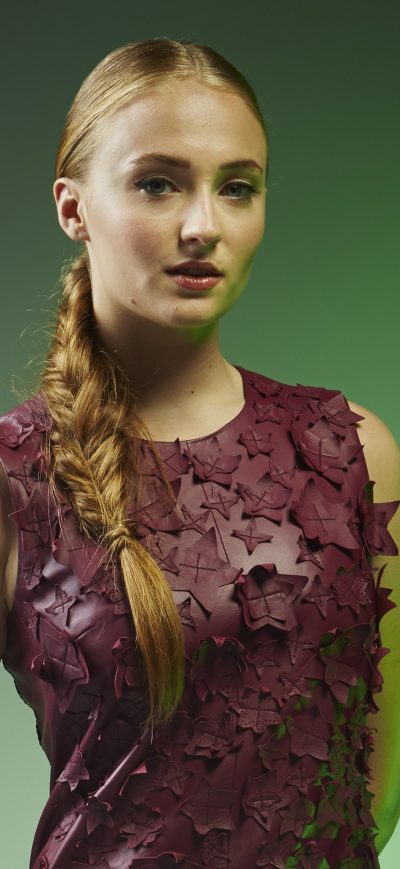 Fond d'écran iPhone Sophie Turner Comic Con 4k