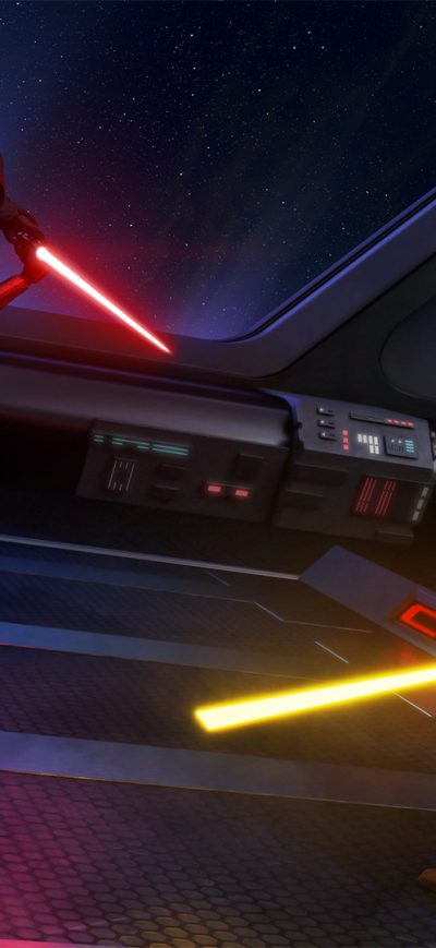 Fond d'écran iPhone Star Wars Darth Revan Vs Bastila Shan