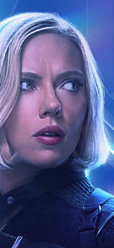 Fond d'écran iPhone Black Widow In Avengers Infinity War New Poster
