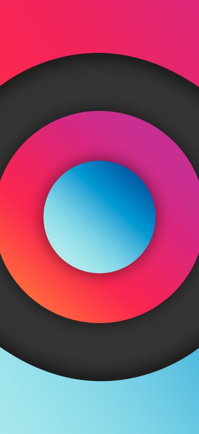 Fond d'écran iPhone Geometric Abstract Circle 8k