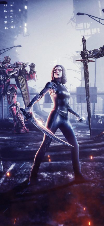 Fond d'écran iPhone Alita Battle Angel Movie Cgi 4k
