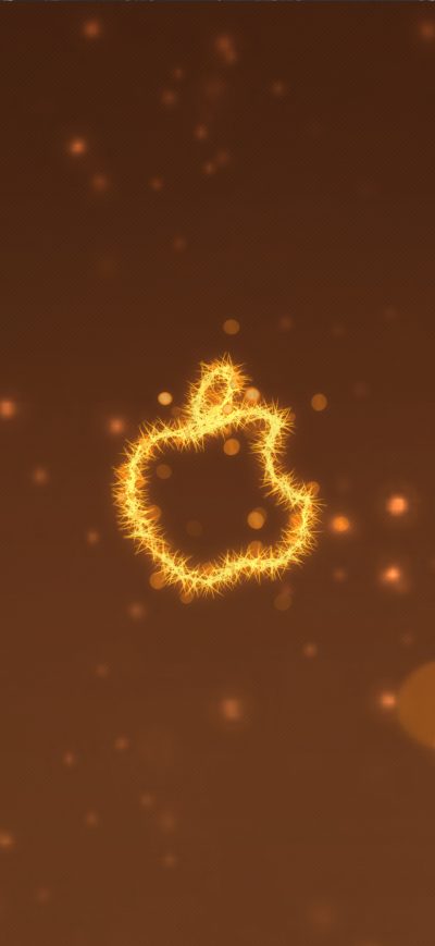 Fond d'écran iPhone Apple Logo Lighten 4k