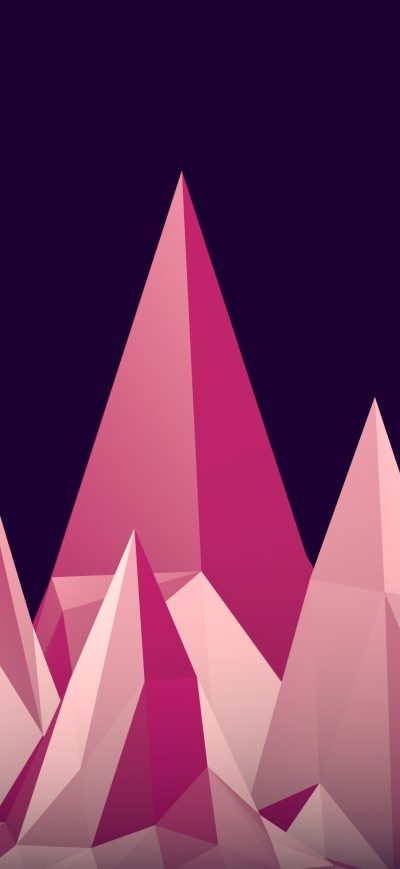 Fond d'écran Minimalism Spike Art sur iPhone