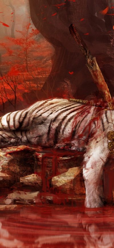 Fond d'écran Dead Tiger In Far Cry 4 sur iPhone