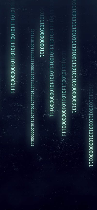 Fond d'écran iPhone Binary Code Minimalism Abstract