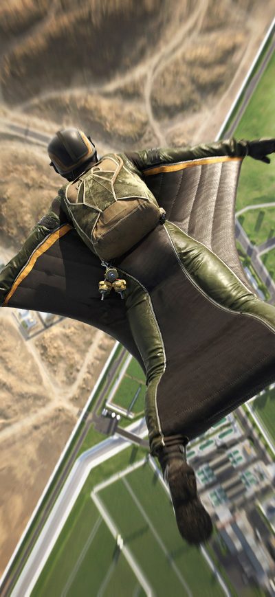 Fond d'écran iPhone Battlefield 2042 Wingsuit Jump 5k