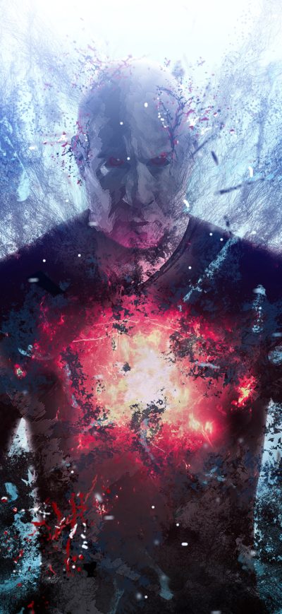 Fond d'écran iPhone Bloodshot Art 4k