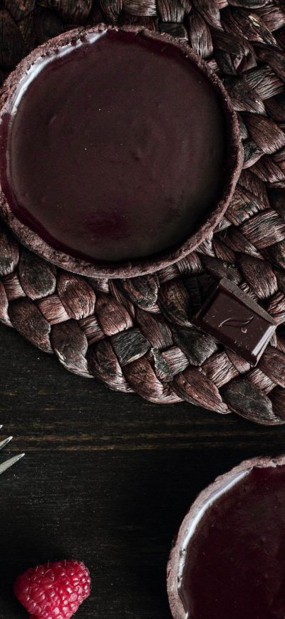 Fond d'écran iPhone Cake Chocolate Raspberry Dessert Fork