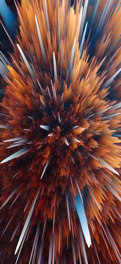 Fond d'écran Particles Abstract sur iPhone