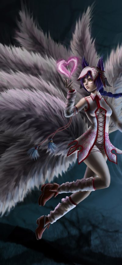 Fond d'écran iPhone League Of Legends Ahri Art