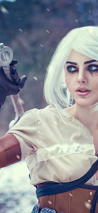Fond d'écran iPhone Ciri The Witcher 3 Wild Hunt Cosplay 4k