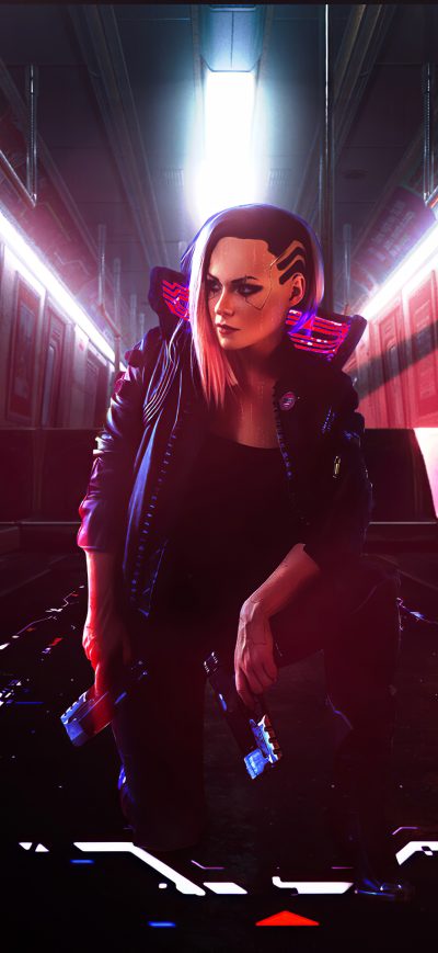 Fond d'écran iPhone Cyberpunk 2077 Gameart 4k