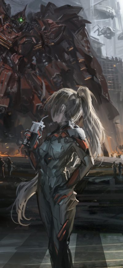 Fond d'écran iPhone Anime Scifi
