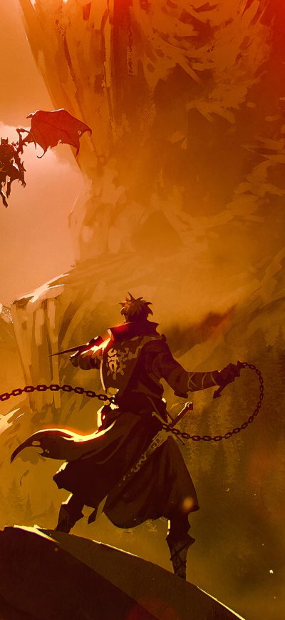 Fond d'écran Fighting With Devil 4k sur iPhone