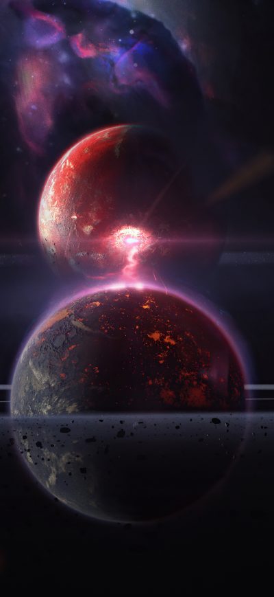 Fond d'écran iPhone Harbinger Fallen Doll Planet 5k