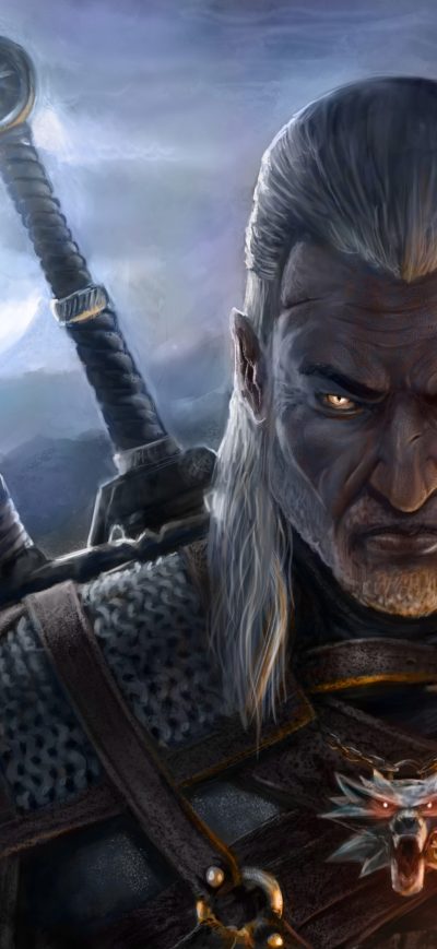 Fond d'écran The Witcher 5k Artwork sur iPhone