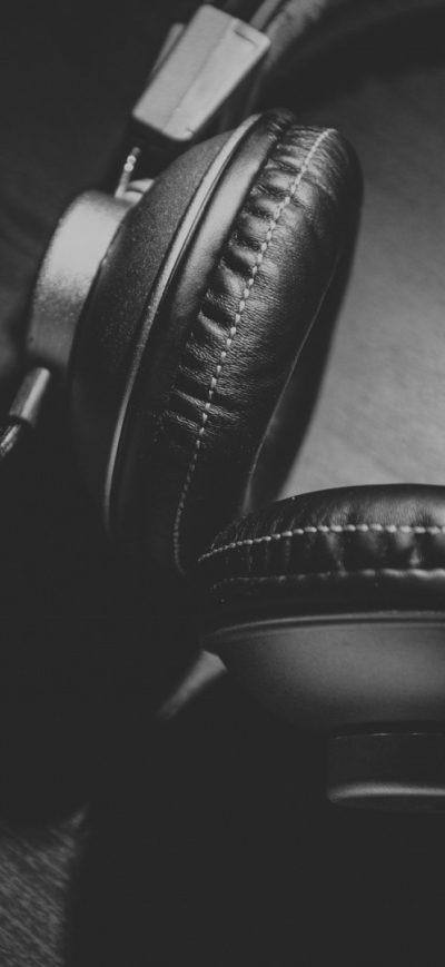 Fond d'écran iPhone Headphones Monochrome