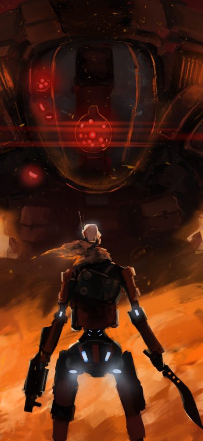 Fond d'écran iPhone Titanfall 2 Digital Art