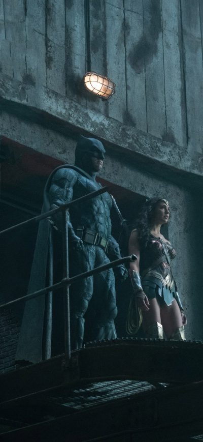 Fond d'écran iPhone Batman Wonder Woman Justice League 2017