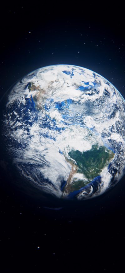 Fond d'écran iPhone Earth View From Space 8k