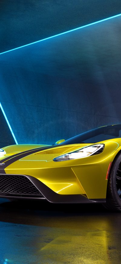 Fond d'écran iPhone Ford GT 4k Cgi
