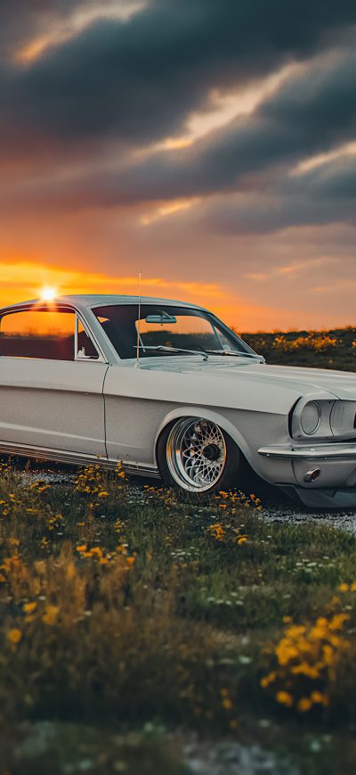Fond d'écran iPhone Ford Mustang BBS Motorsport 2022