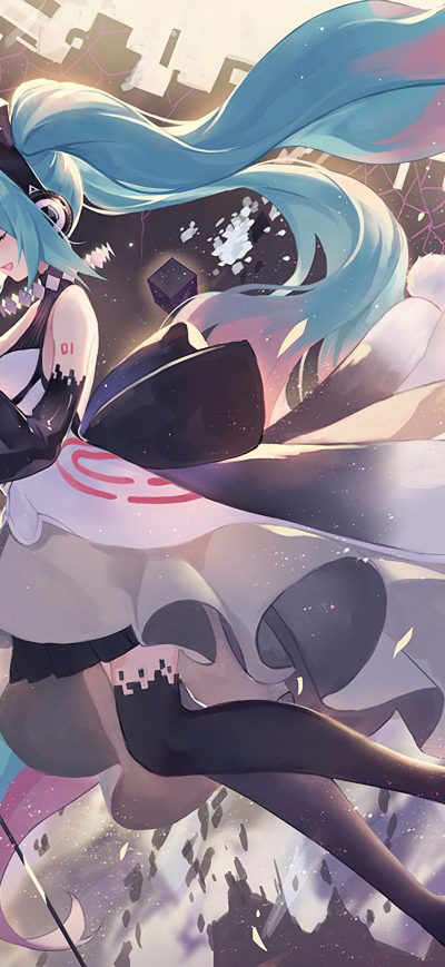 Fond d'écran iPhone 2022 Vocaloid Hatsune Miku 4k