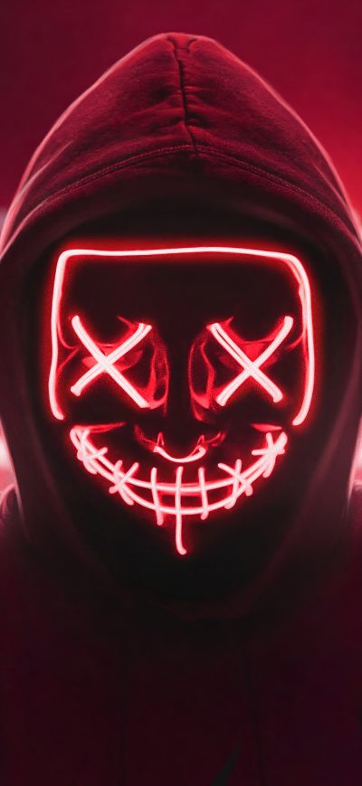 Fond d'écran iPhone Neon Man 4k