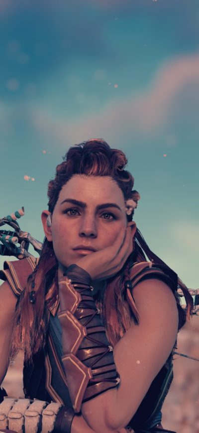 Fond d'écran iPhone Thinking Horizon Zero Dawn 4k