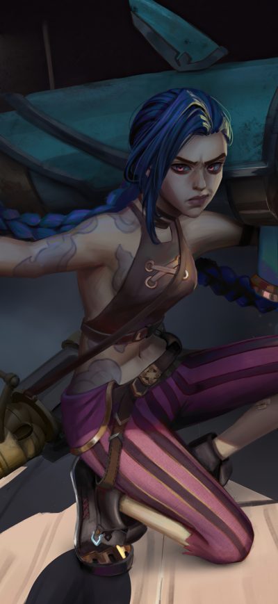 Fond d'écran iPhone Arcane Jinx 5k