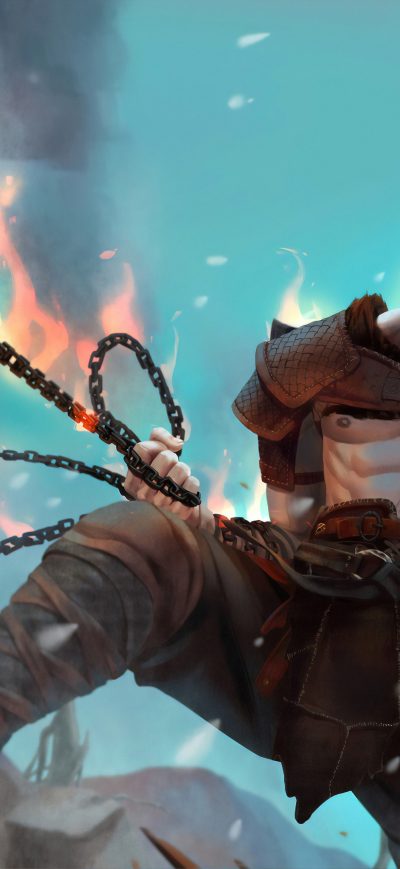 Fond d'écran iPhone Kratos 4k Artwork New