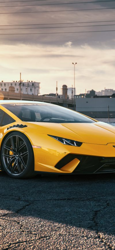 Fond d'écran iPhone Lamborghi Huracan Perfomante 2019 5k