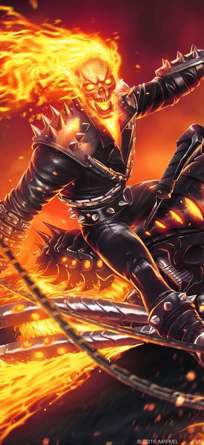 Fond d'écran iPhone 4k Ghost Rider Contest Of Champions