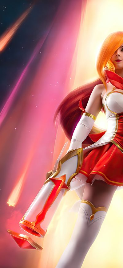 Fond d'écran iPhone Miss Fortunte Lol Cosplay 4k