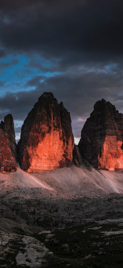Fond d'écran iPhone Tre Cime Di Lavaredo 5k