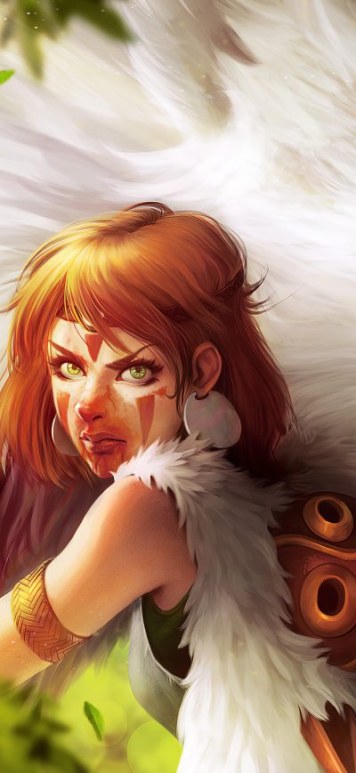 Fond d'écran iPhone Princess Mononoke 4k
