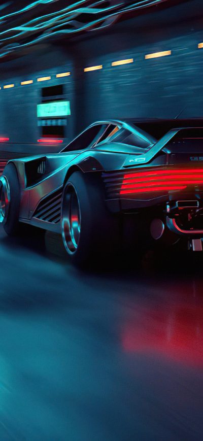 Fond d'écran iPhone Cyberpunk 2077 Ride 4k