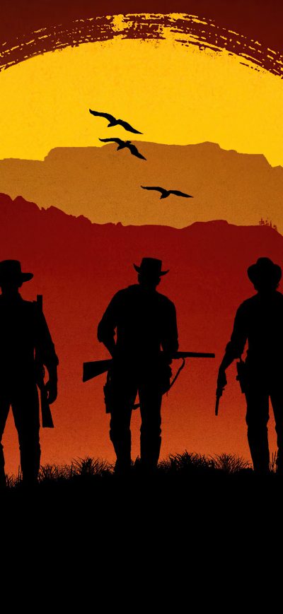 Fond d'écran iPhone Red Dead Redemption 2 2021 5k