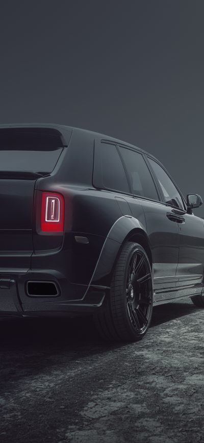 Fond d'écran iPhone 2021 Spofec Rolls Royce Cullinan Black Badge