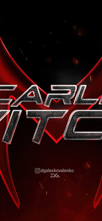Fond d'écran iPhone Scarlet Witch Logo 5k